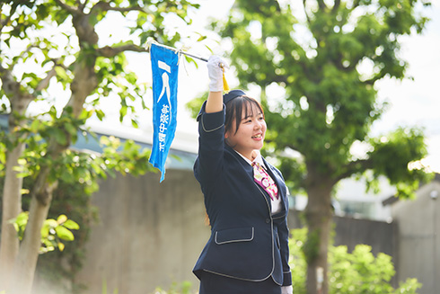 目的地での案内